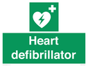 green-background-with-white-text-and-heart-defibrillator-symbol--white-cross-and~